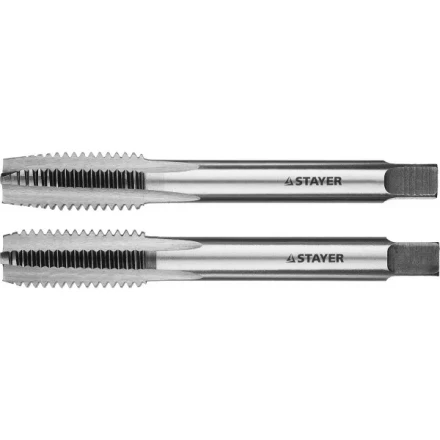 Комплект метчиков STAYER &quot;MASTER&quot;, сталь 9ХС, М12х1,5, 2 шт 28025-12-1.5-H2 купить в Екатеринбурге