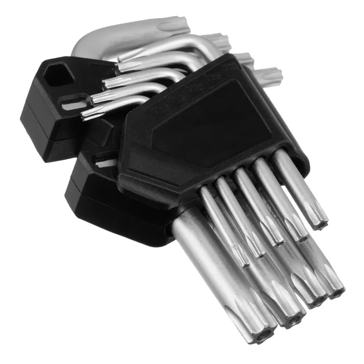 Набор ключей имбусовых Torx-Tempered, TT10-50, CrV, 9 шт. Сибртех 123707 купить в Екатеринбурге