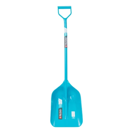 Лопата для уборки снега Palisad 61795, полипропилен, 330х490х1265 мм, цельнолитая конструкция, LUXE купить в Екатеринбурге