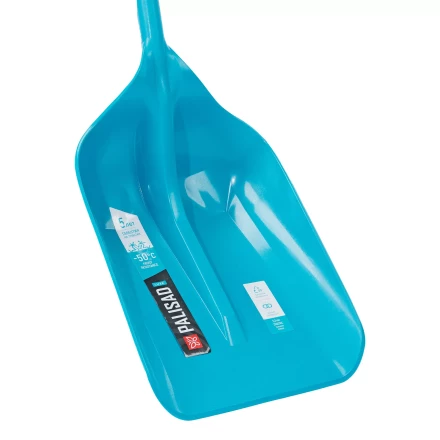 Лопата для уборки снега Palisad 61795, полипропилен, 330х490х1265 мм, цельнолитая конструкция, LUXE купить в Екатеринбурге