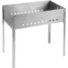 Мангал GRINDA "BARBECUE", нержавеющая сталь, толщина 1,5мм, 500х300х500мм 427784 купить в Екатеринбурге