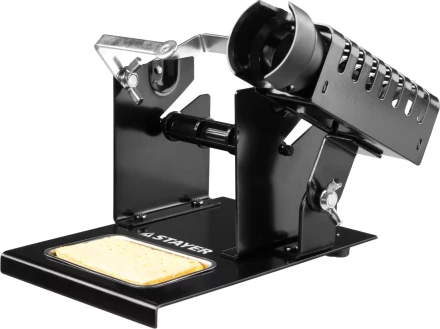 Подставка для паяльников STAYER &quot;MASTER&quot;, штампованная, с держателем для катушек с припоем 55321 купить в Екатеринбурге