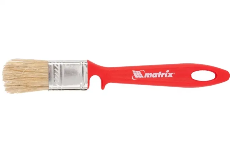 Кисть флейцевая "ЭМАЛИ" 25х10 мм MATRIX Color Line 83350 купить в Екатеринбурге