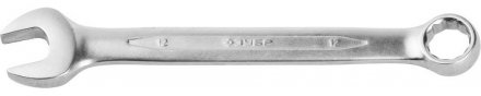 Ключ ЗУБР &quot;ПРОФИ&quot; гаечный комбинированный, Cr-V сталь, хромированный, 12мм 27022-12 купить в Екатеринбурге