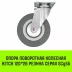 Аппаратное поворотное колесо HITCH 120*26 резина серая SCg55 (SZ084835) купить в Екатеринбурге