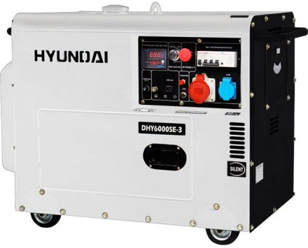 Дизельный генератор Hyundai DHY 6000SE-3 купить в Екатеринбурге