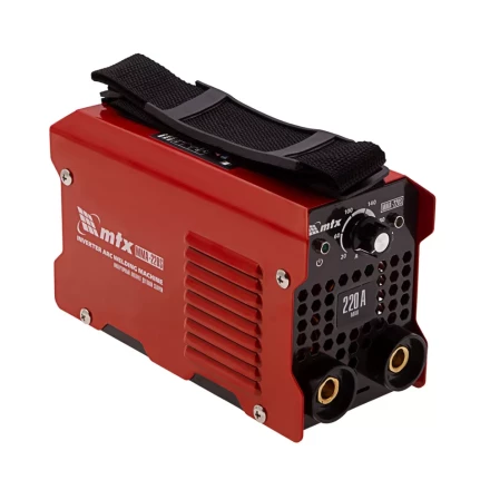 Инверторный аппарат дуговой сварки MMA-220S, 220 А, ПВ60%, диаметр электрода 1,6-5 мм MTX 94392 купить в Екатеринбурге