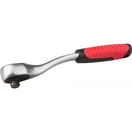 Трещотка для торцовых головок ЗУБР "ЭКСПЕРТ" (3/8"), Cr-V, 72 зубца, хроматированное покрытие, быстрый сброс 27730-3/8 купить в Екатеринбурге