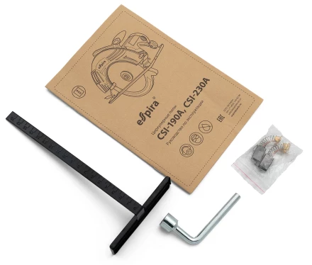 Пила циркулярная ESPIRA CSI-190A (ф190 мм, 220-240В,50/60 Гц, мощность 1250 Вт, 5000 об/мин), 401251 купить в Екатеринбурге