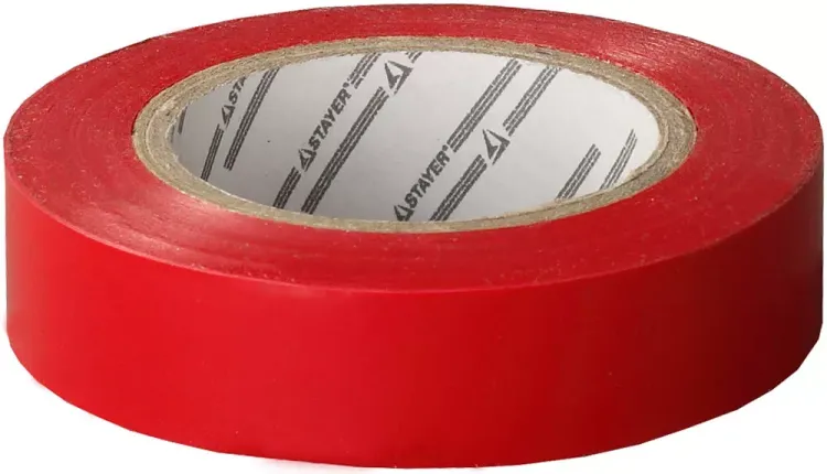 Изолента, STAYER Profi 12292-R-15-10, ПВХ, на карточке, 15мм х 10м х 0,18мм, красная 12292-R-15-10 купить в Екатеринбурге