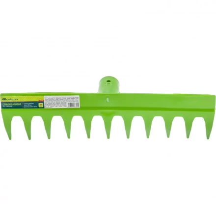 Грабли садовые 11 зубьев без черенка Сибртех 61736 купить в Екатеринбурге