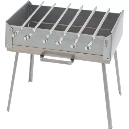 Мангал-дипломат в сумке 410x280x125 1,5 мм 6 шампуров в комплекте PALISAD Camping 69538 купить в Екатеринбурге