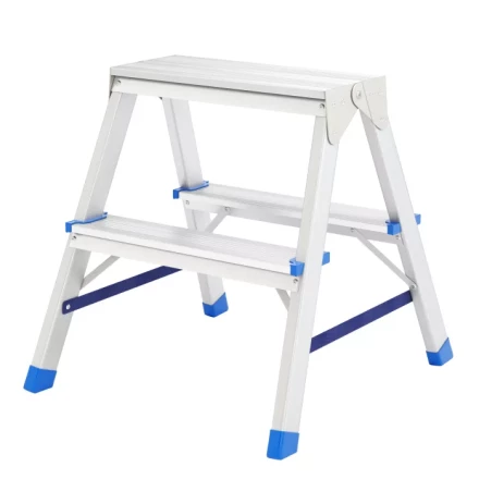 Стремянка двусторонняя 2 ступени алюминиевая Сибртех 97922 купить в Екатеринбурге