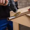 Кордщетка HAMMER плоская 50мм для дрели гофрированная латунированная сталь (207-205) купить в Екатеринбурге