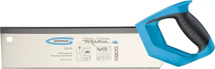 Пила обушковая для стусел PIRANHA,350мм/14",11-12ТРI,зуб 3D,каленый зуб,двухкомп рукоятка GROSS 23141 купить в Екатеринбурге