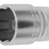 Торцовая головка KRAFTOOL "INDUSTRIE QUALITAT", Cr-V, SUPER-LOCK, хромосатинированная, 1/2", 22 мм 27801-22_z01 купить в Екатеринбурге