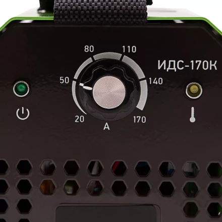 Инверторный аппарат дуговой сварки ИДС-170K, 170 А, ПВ 80%, диаметр электрода 1,6-3,2 мм Сибртех 94393 купить в Екатеринбурге