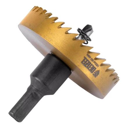 Коронка по металлу HSS, 65 мм, нитридтитановое покрытие Denzel 724121 купить в Екатеринбурге