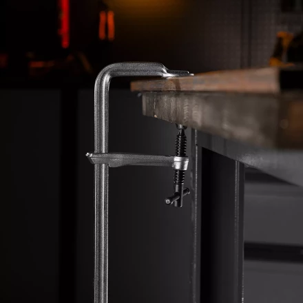 Струбцина F-образная Denzel 20472, 100x600мм, кованая купить в Екатеринбурге