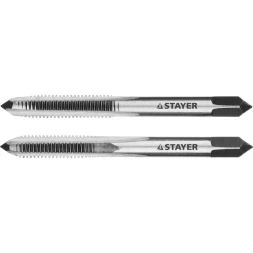 Комплект метчиков STAYER &quot;MASTER&quot;, сталь 9ХС, М5х0,8, 2 шт 28025-05-0.8-H2
