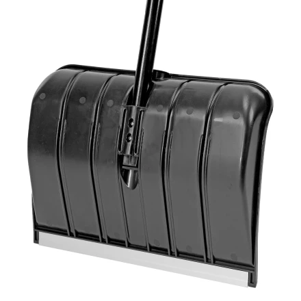 Лопата для уборки снега Palisad 61798, полипропилен, 455х345х1330 мм, алюминиевый черенок, BASE купить в Екатеринбурге