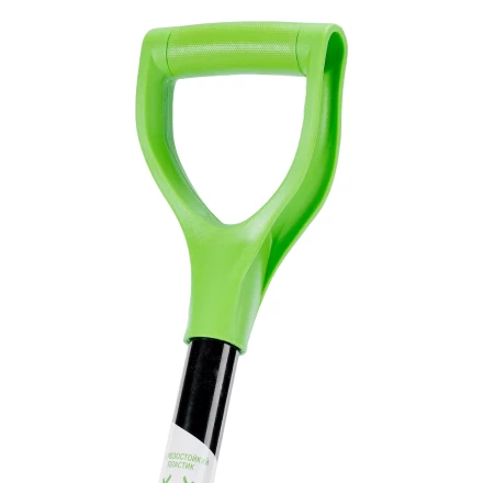 Лопата для уборки снега Palisad 61798, полипропилен, 455х345х1330 мм, алюминиевый черенок, BASE купить в Екатеринбурге