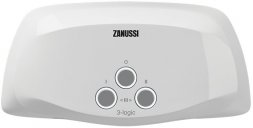 Водонагреватель проточный ZANUSSI 3-logic 3.5 TS душ и кран