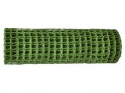 Заборная решетка в рулоне 1,5х25 м ячейка 55х55 мм зеленая Россия 64535