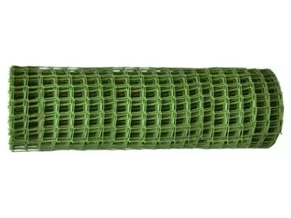 Заборная решетка в рулоне 1,5х25 м ячейка 55х55 мм зеленая Россия 64535 купить в Екатеринбурге