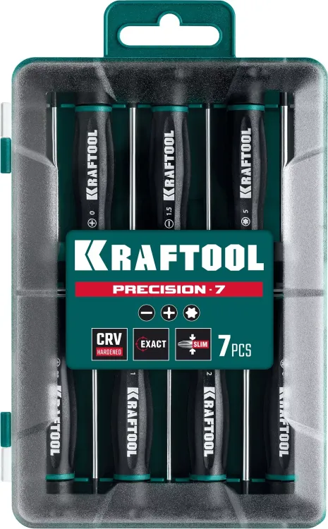 Набор отверток для точных работ KRAFTOOL Precision 7 25686 купить в Екатеринбурге
