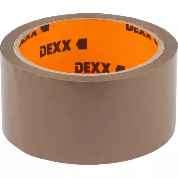 Клейкая лента, DEXX 12057-50-50, упаковочная, коричневая, 40мкм, 48мм х 50м 12057-50-50_z01 купить в Екатеринбурге