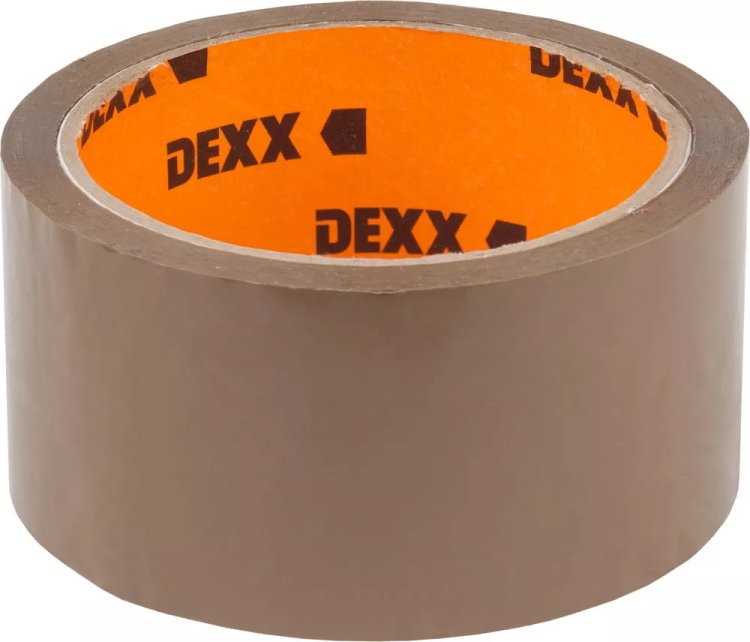 Клейкая лента, DEXX 12057-50-50, упаковочная, коричневая, 40мкм, 48мм х 50м 12057-50-50_z01 купить в Екатеринбурге