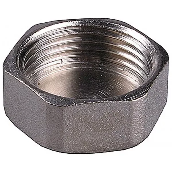 Заглушка GENERAL FITTINGS никелированная латунь, 6-ти гранная головка, внутренняя резьба, 1" 51097-1 купить в Екатеринбурге