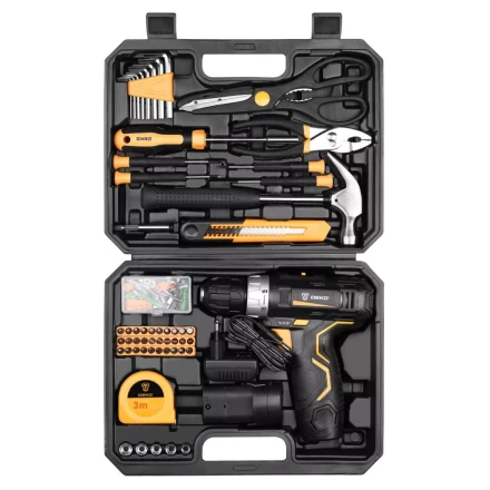 Дрель аккумуляторная DEKO GCD12DU3, 063-4133 + набор 104 инструмента купить в Екатеринбурге