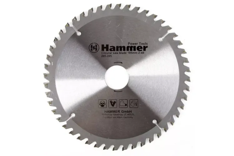 Диск пильный твердосплавный HAMMER Ф185х30мм 48зуб. купить в Екатеринбурге