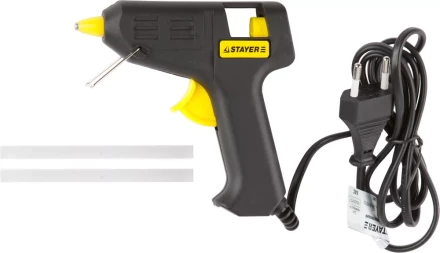 Пистолет STAYER &quot;MASTER&quot; клеевой (термоклеящий) электрический, 10Вт/220В, 7мм 2-06801-10-07_z01 купить в Екатеринбурге