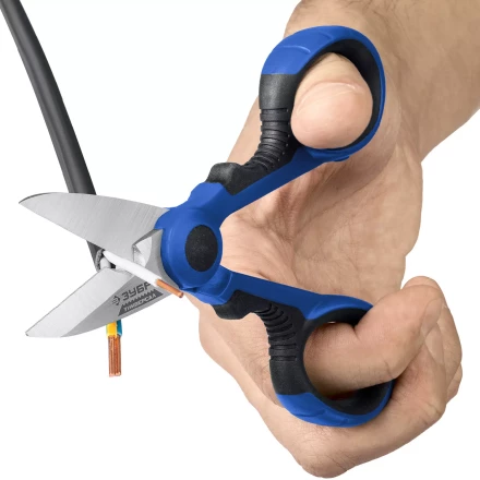 ЗУБР Универсал, 145 мм, ножницы электрика универсальные, Профессионал (23357) купить в Екатеринбурге
