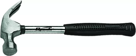 Молоток-гвоздодер 450 г боек 27 мм металлическая трубчатая обрезиненная рукоятка SPARTA 104405 купить в Екатеринбурге