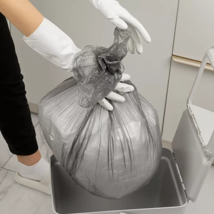 Пакеты для мусора 60 л x 50 шт. серые, Home Palisad 927125 купить в Екатеринбурге