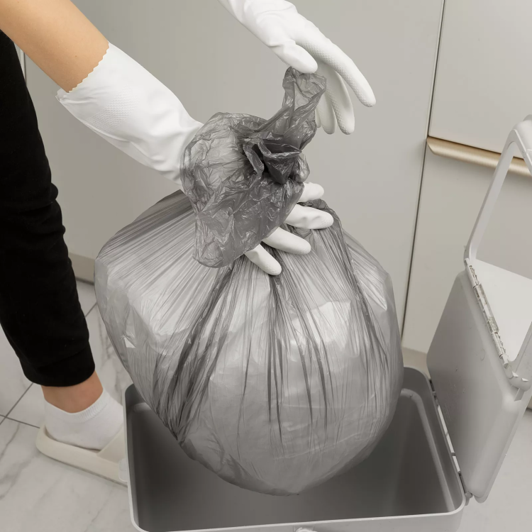 Пакеты для мусора 60 л x 50 шт. серые, Home Palisad 927125 купить в Екатеринбурге