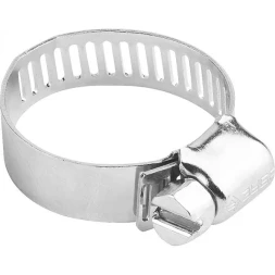 Хомуты ЗУБР &quot;ЭКСПЕРТ&quot;, оцинкованные, просечная лента 12 мм, 40-64 мм, 4 шт 37805-040-64-4