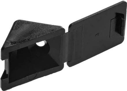 Уголок мебельный ЗУБР с шурупом, цвет черный, 4,0x15мм, ТФ6, 4шт 4-308256-7 купить в Екатеринбурге