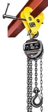 Таль ручная цепная HSZ-J LB г-п 1 тонн H=12 метра купить в Екатеринбурге