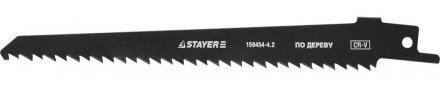 Полотно STAYER &quot;PROFI&quot; S644D для сабел эл. ножовки Cr-V,быстр,чистый,прям и фигур рез по дереву,фанере,ДСП,пластику 159454-4.2 купить в Екатеринбурге