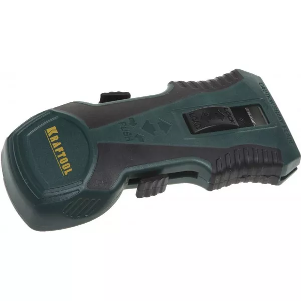 Скребок "Safety" 2 в 1, KRAFTOOL 08543, двухкомпонентный корпус, тип лезвия H01, пластиковое лезвие в комплекте 8543 купить в Екатеринбурге