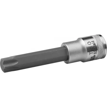 Торцовая бита-головка KRAFTOOL &quot;INDUSTRIE QUALITAT&quot;, удлиненная, материал S2, TORX, сатинированная, 1/2&quot;, Т60 27906-60_z01 купить в Екатеринбурге