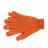 Перчатки трикотажные акрил двойные оранжевый двойная манжета Россия Сибртех 68689 купить в Екатеринбурге