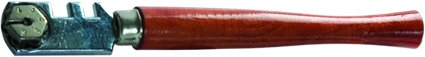 Стеклорез 6-роликовый с деревянной ручкой  SPARTA 872235 купить в Екатеринбурге
