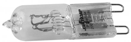 Лампа галогенная СВЕТОЗАР капсульная, прозрачное стекло, цоколь G9, диаметр 13мм, 75Вт, 220В SV-44897-T купить в Екатеринбурге