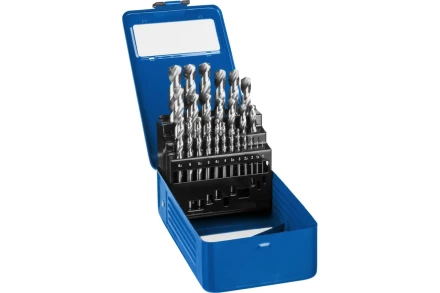 ЗУБР ПРОФ-А, 25 шт, (1-13 мм), сталь Р6М5, класс А, мет.бокс, набор сверл по металлу, Профессионал (29625-H25) купить в Екатеринбурге